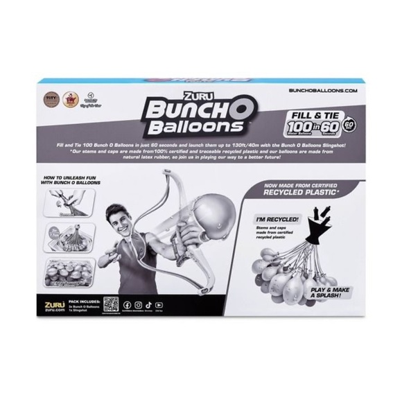 Bunch O Balloons Slingshot with 3 Bunches of Neon Splash - Picture 2 of 5